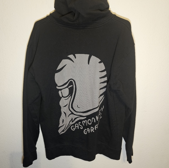 Gas Monkey Garage men's medium hooded zip up - Picture 1 of 15